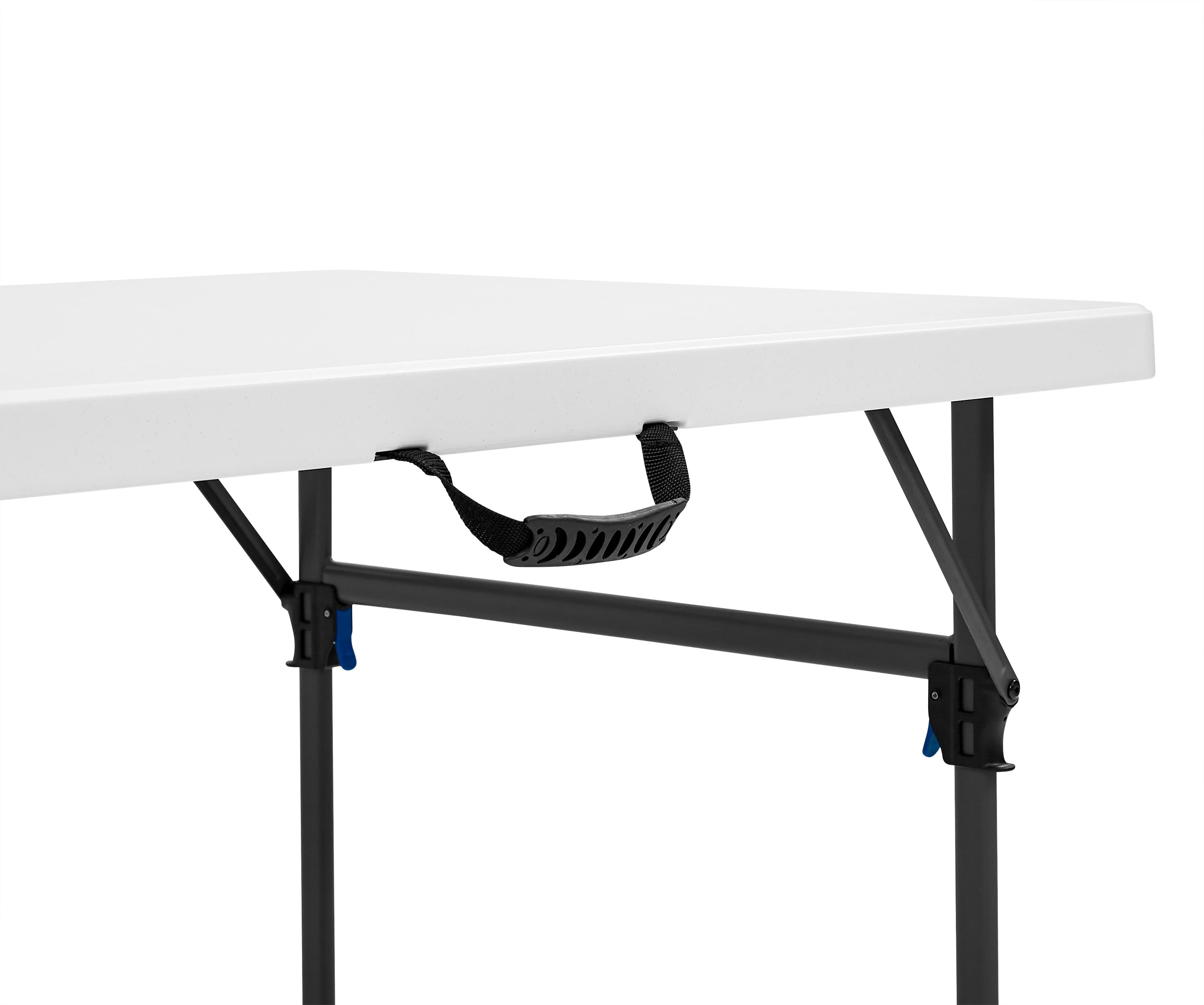 Mainstays 8 Foot Folding Resin Table, White Granite