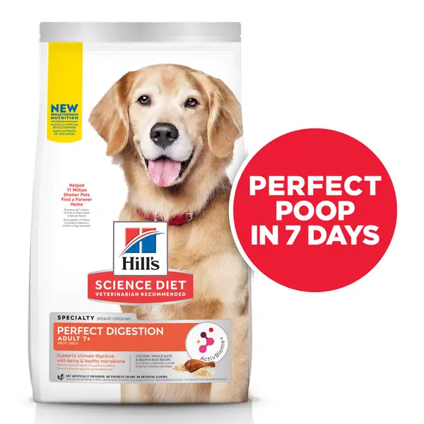 Hill's Science Diet 22 lb Adult 7+ Perfect Digestion Dry Dog Food