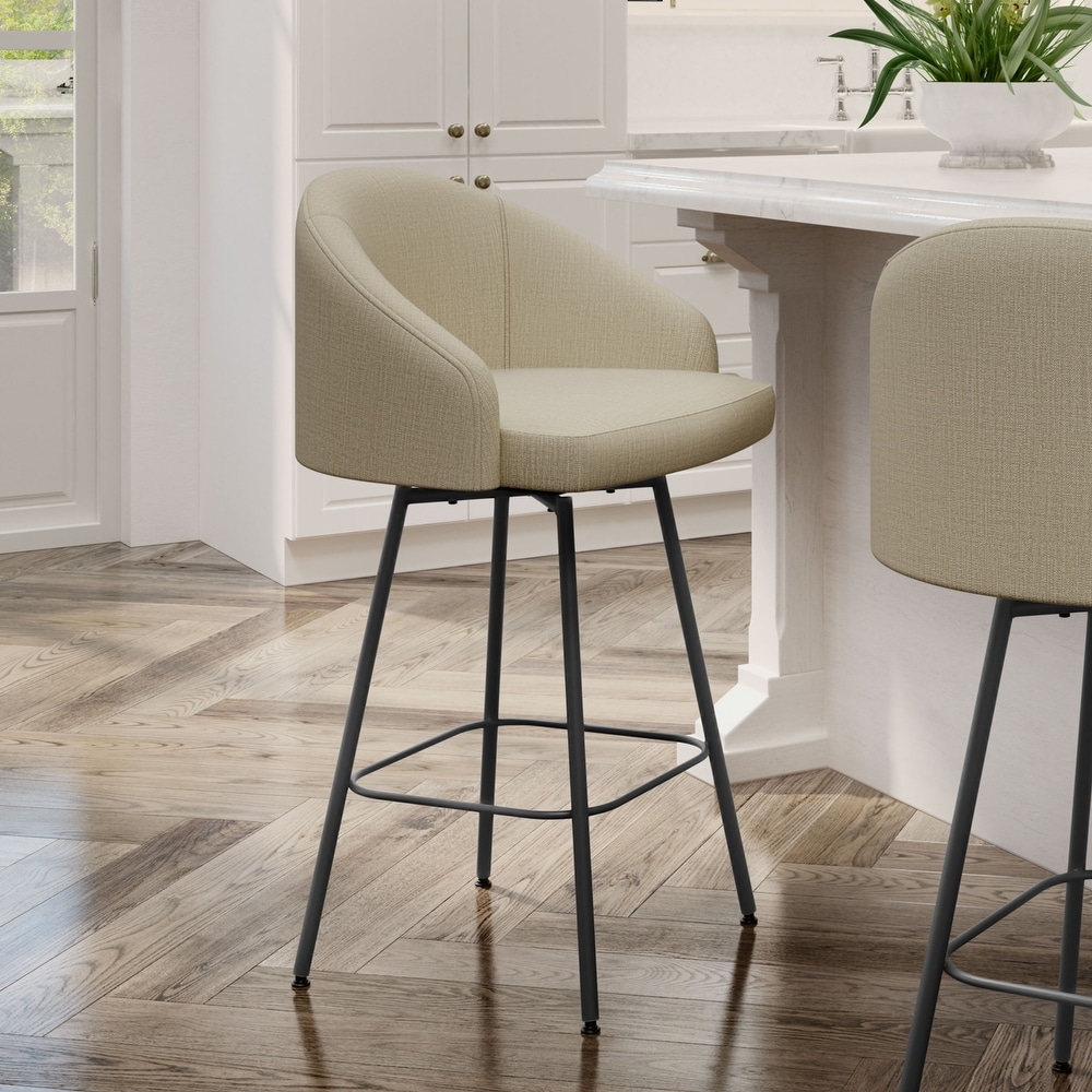 Amisco Nelly Swivel Counter and Bar Stool