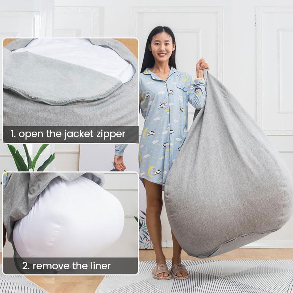 HOTBEST Inner Liner for Bean Bag Chair Cover Seat Lazy Sofa No Filler - Easy Cleaning (100x120cm)