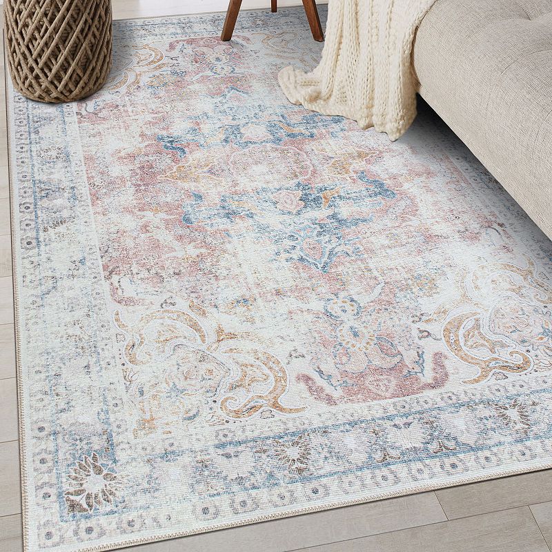 World Rug Gallery Bohemian Transitional Machine Washable Area Rug