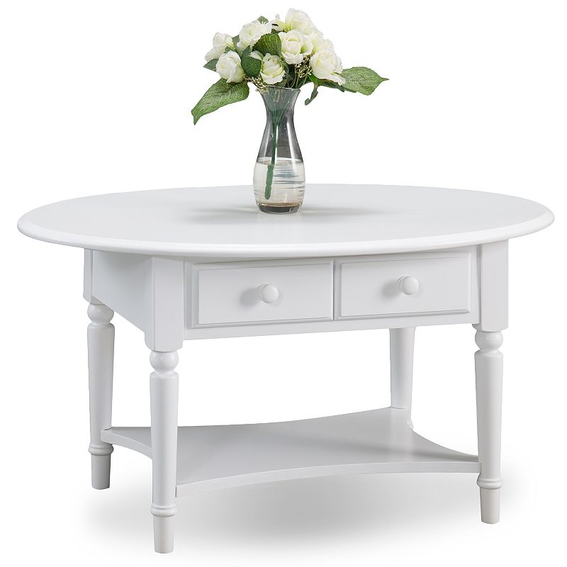 Leick Home Coastal Oval Coffee Table