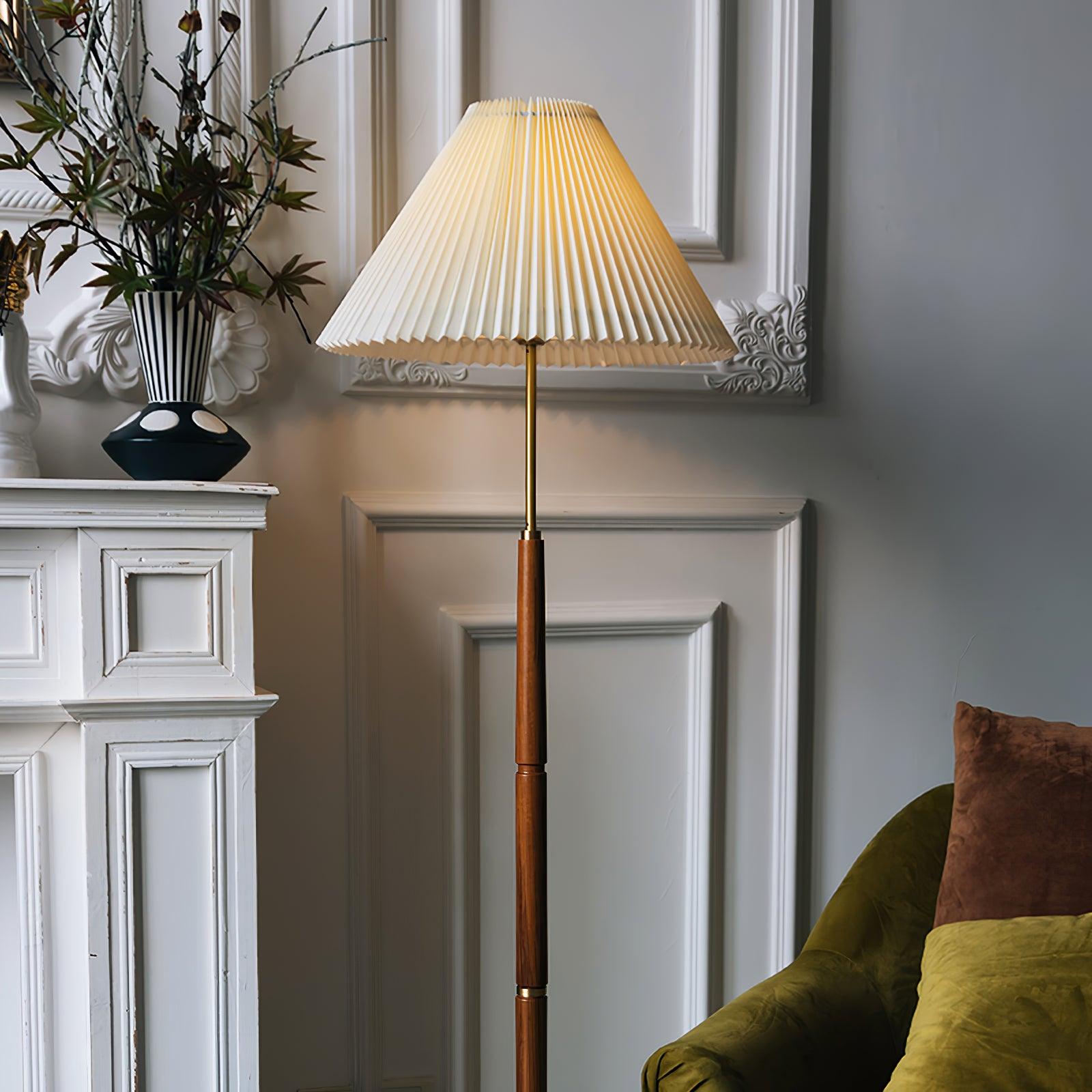 Pleated Floor Lamp