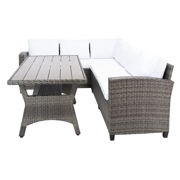 SAFAVIEH Outdoor Living Jovita 3Piece Sectional Set