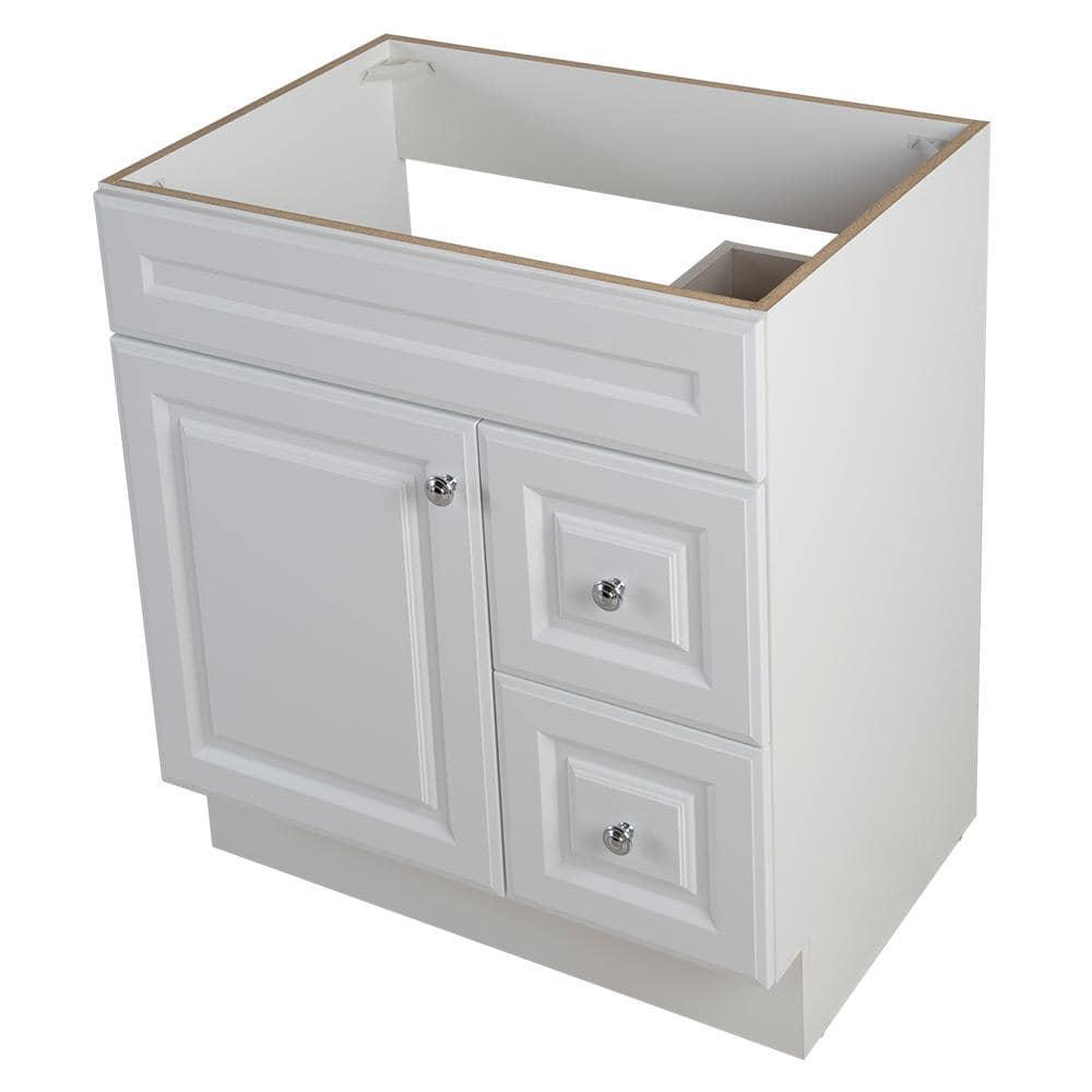 Glacier Bay Glensford 30 in W x 2165 in D x 3421 in H Bath Vanity Cabinet Only in White