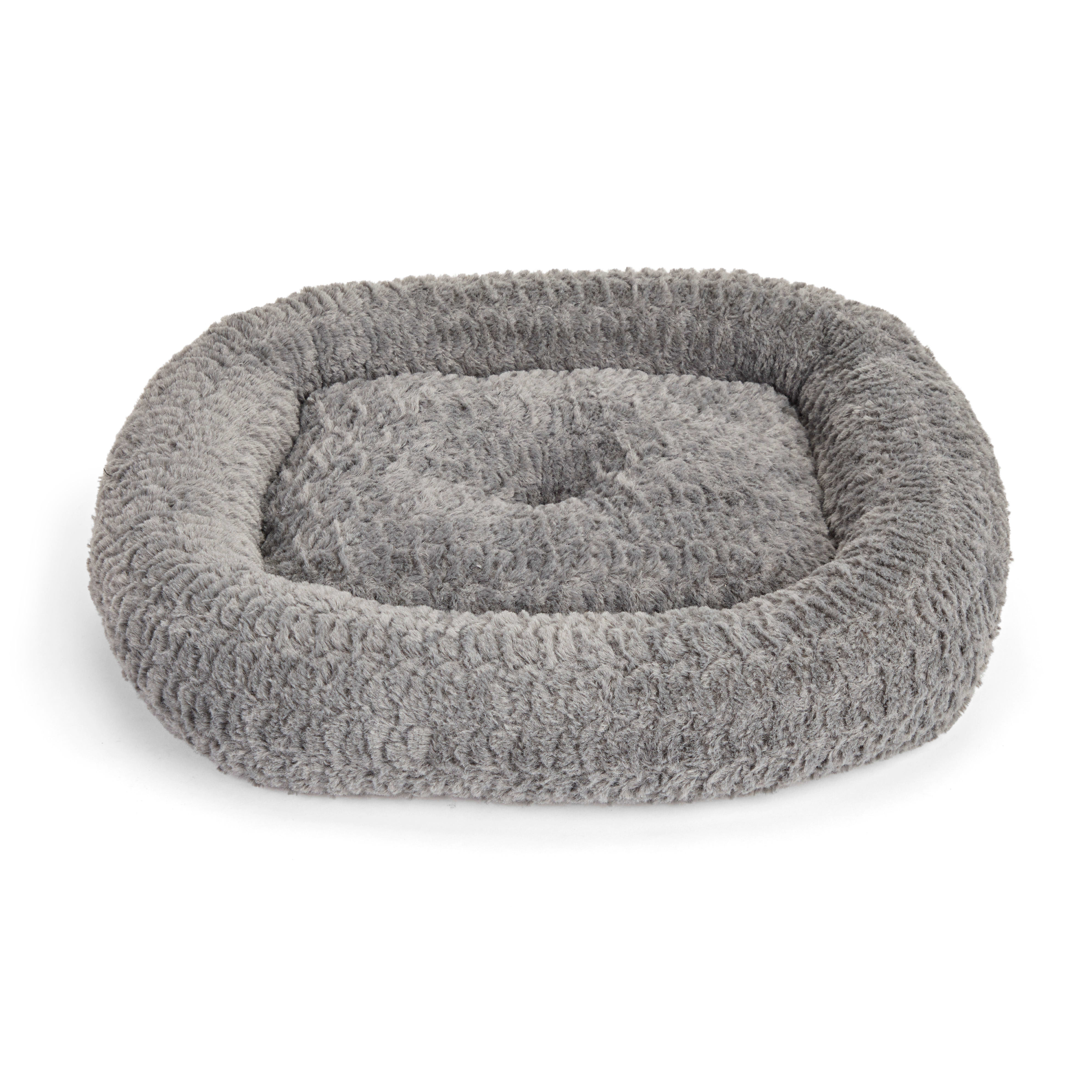 EveryYay Gray Rectangle Snooze Fest Cat Bed， 16