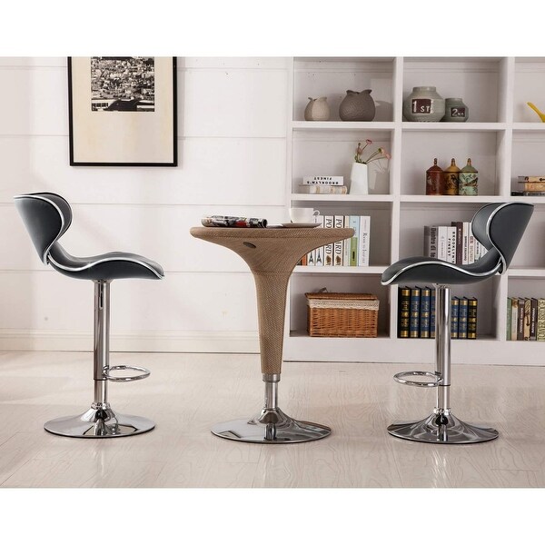 29 in. Backless Wood Sonoma Bar Stool - Chestnut Wire-Brush Finish