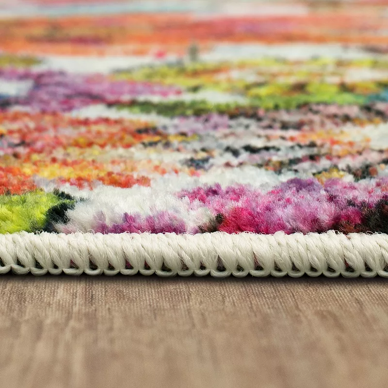 Mohawk® Home Prismatic Blossoms Rainbow Recycled EverStrand Area Rug