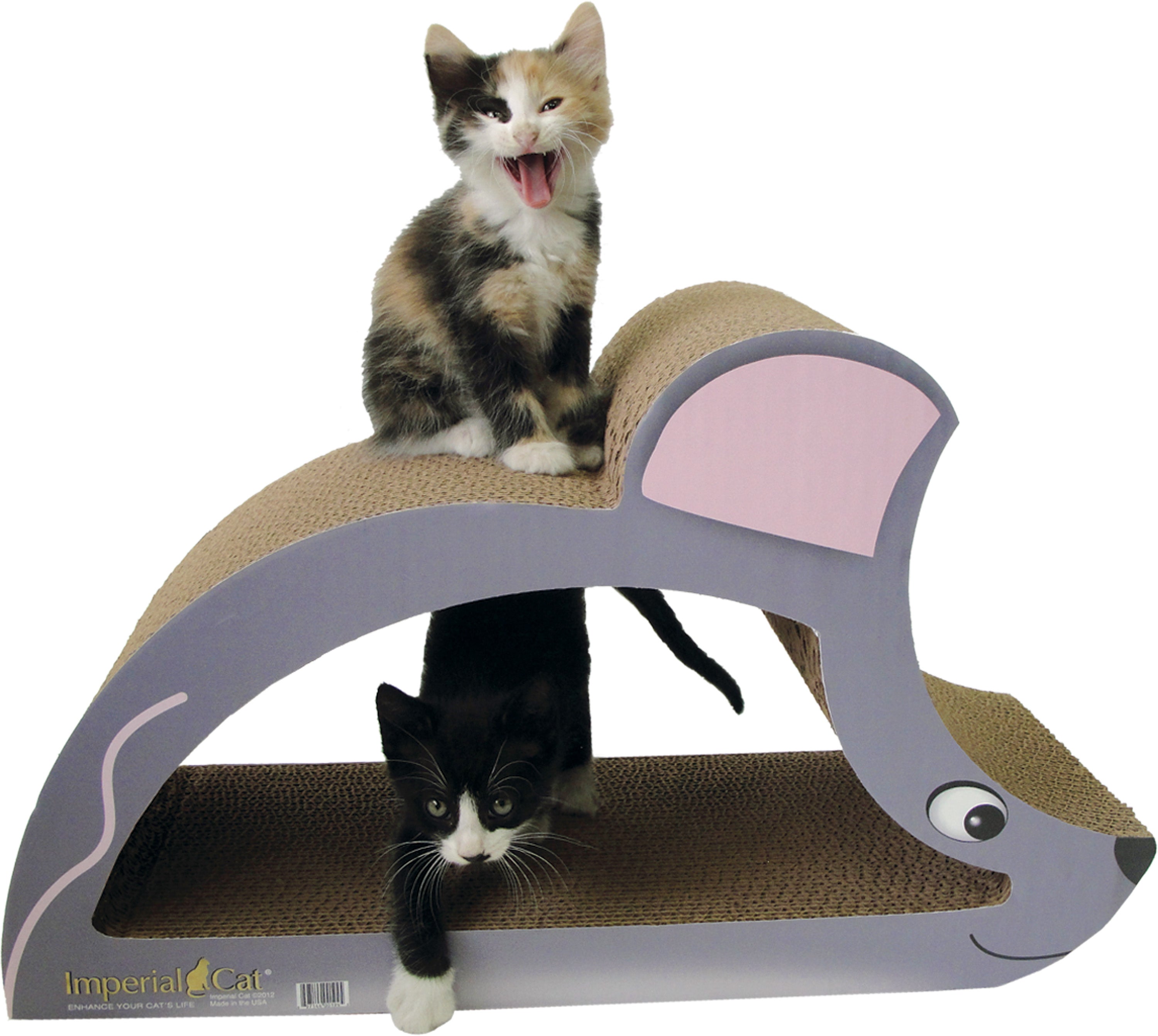 Imperial Cat Scratch 'n Shapes Mouse and Hedgehog (2-in-1)