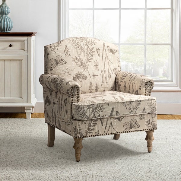 Yahweh Comfy Living Room Armchair with Panel Arms by HULALA HOME