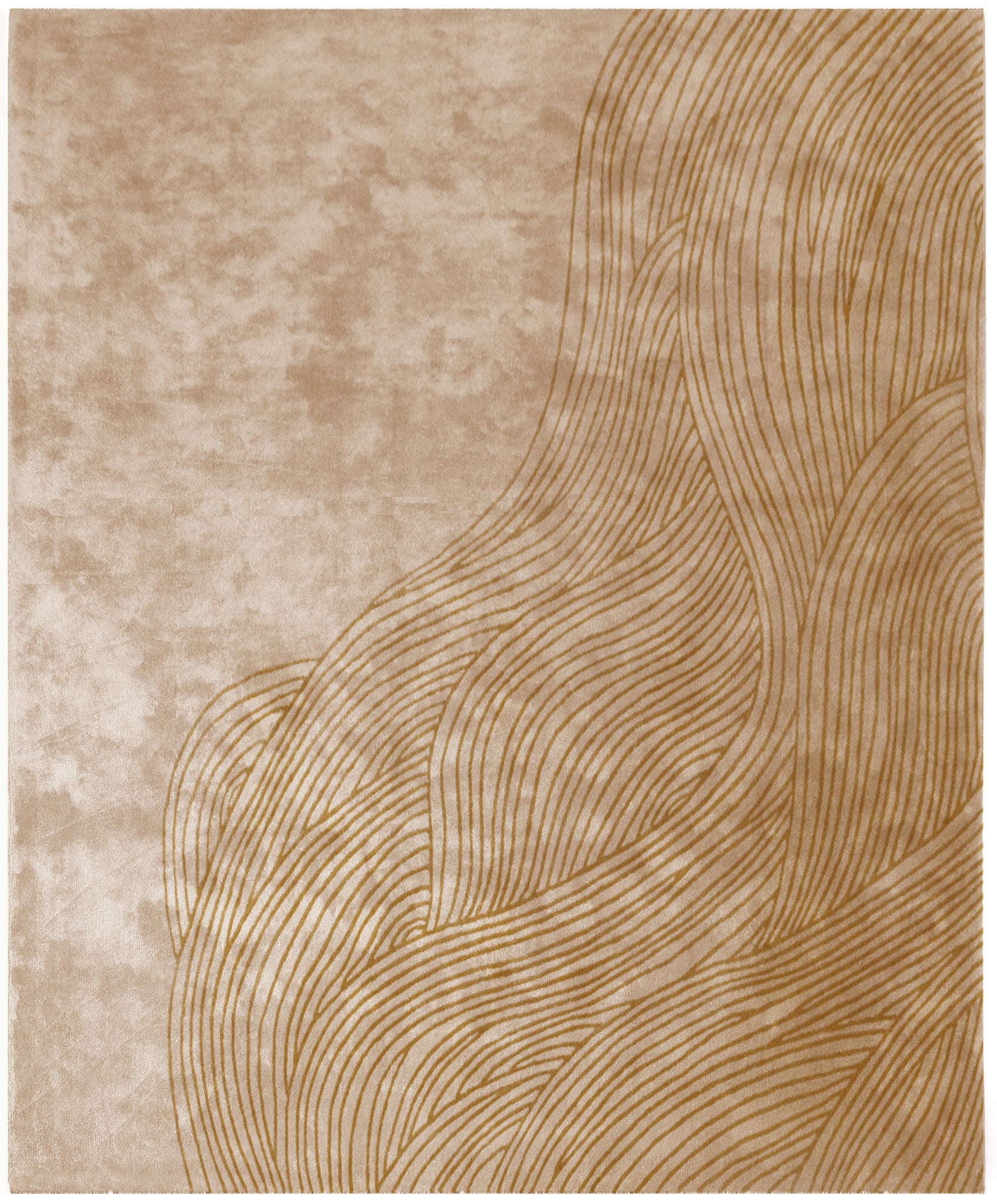 Continua Laguna Hand Tufted Rug in Beige design by Second Studio