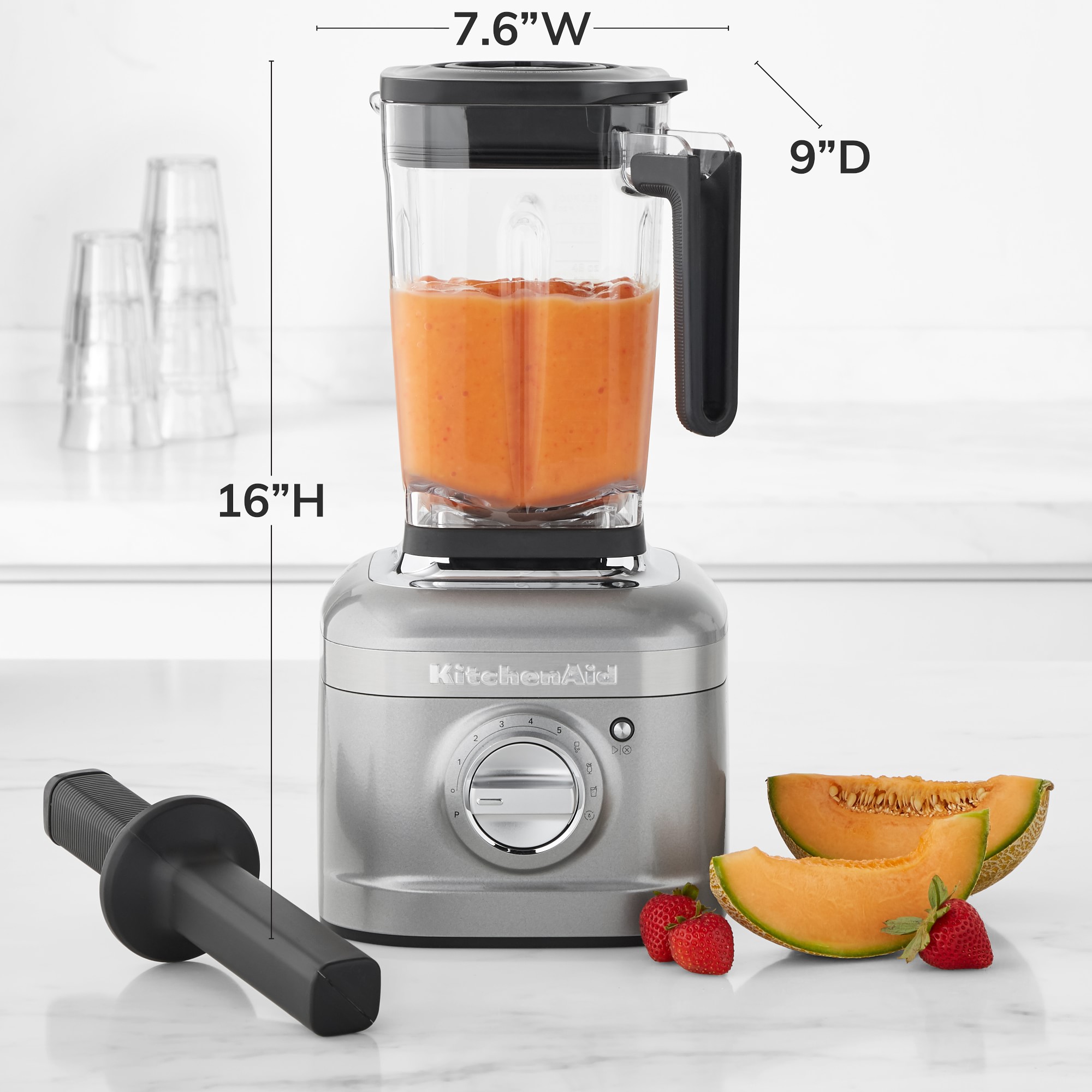 KitchenAid K400 Blender， Silver