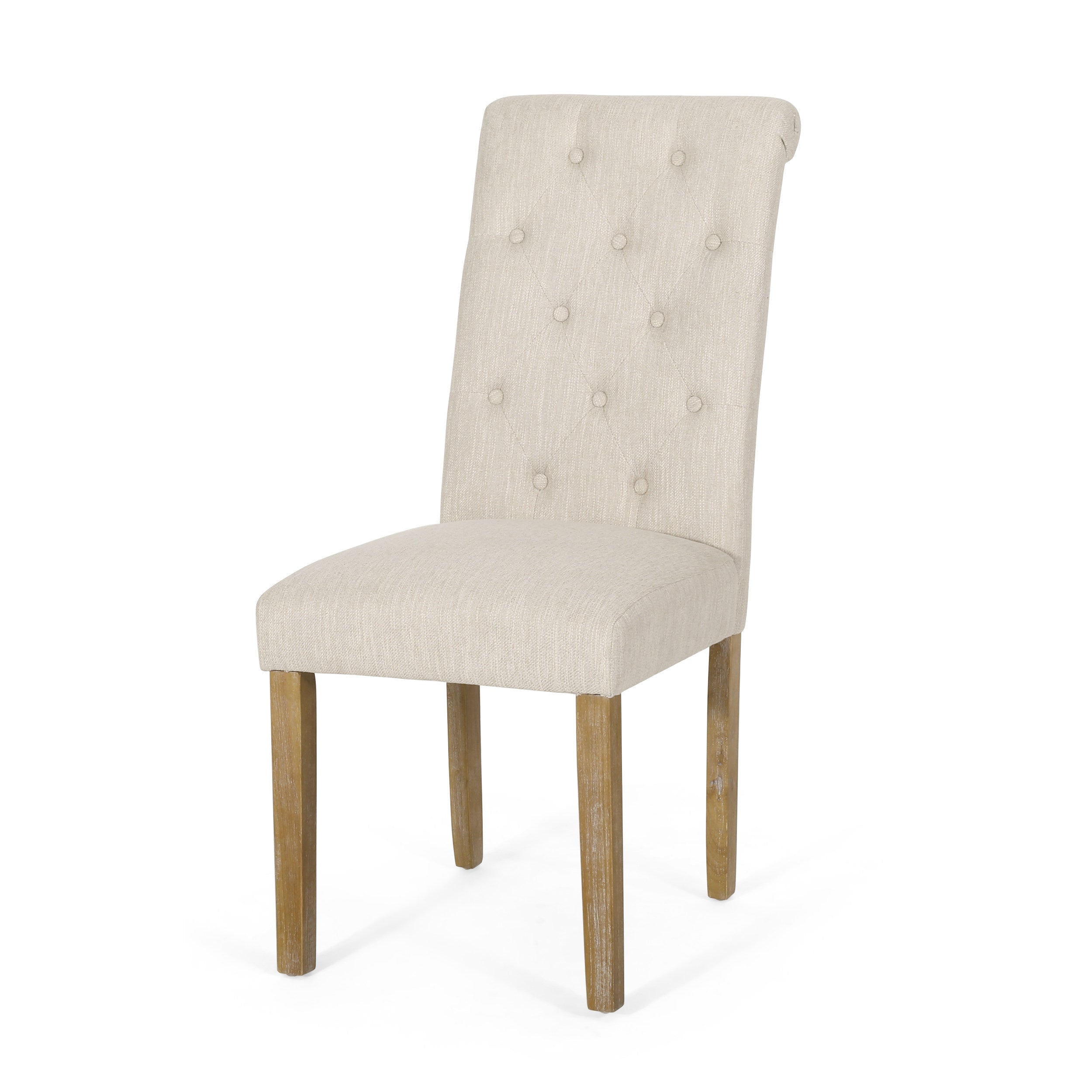 Larkspur Contemporary Tufted Dining Chairs, Set of 4