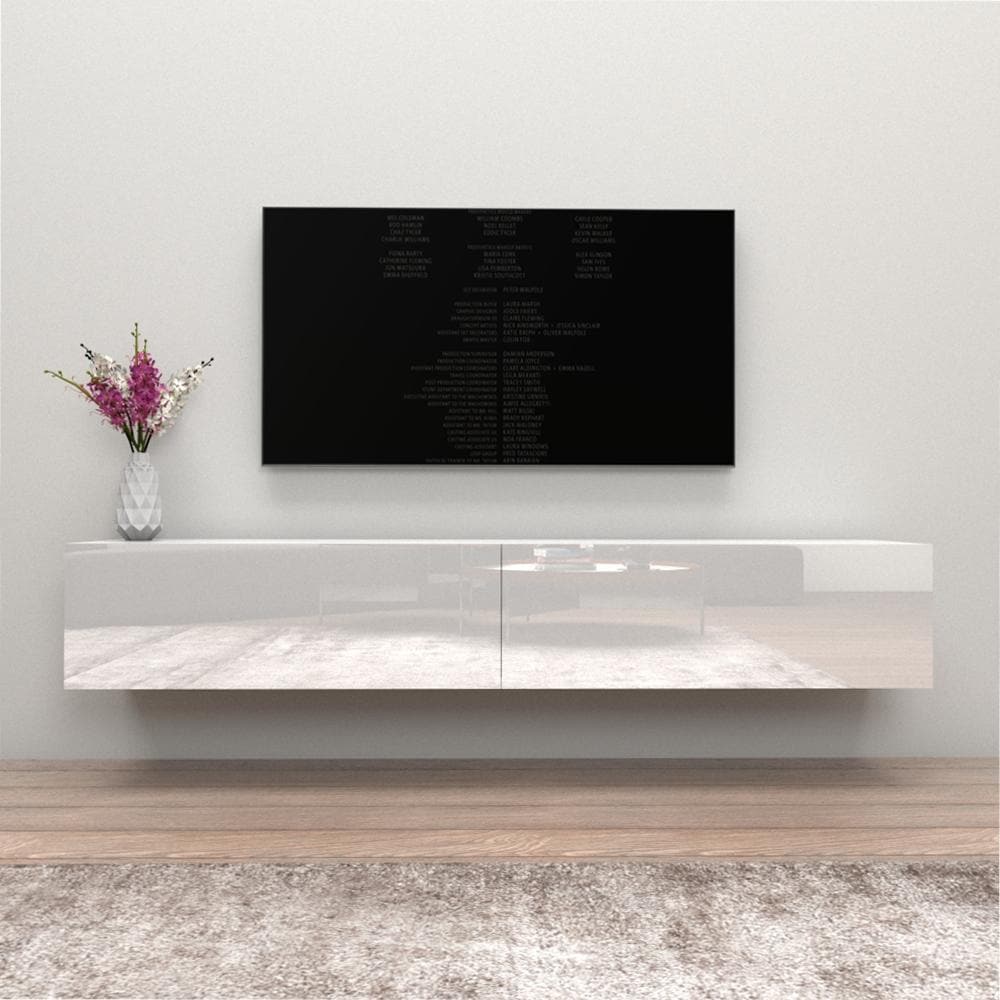 Berno 71 in. Modern Glossy Wall mounted Floating TV Stand