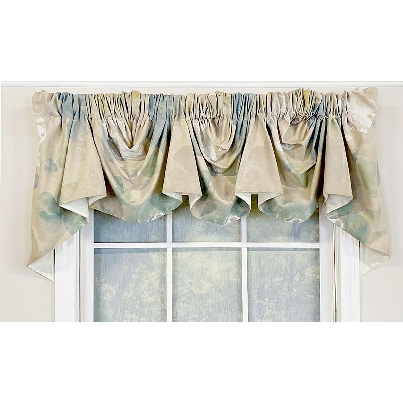 RLF Home Linen Floral 3-Scoop Empire Valance