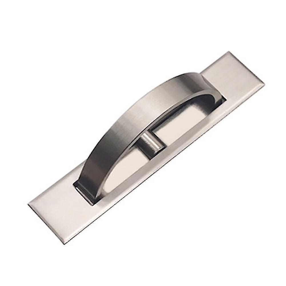 Invisible Cabinet Drawer Handle Door Knobs Furniture Recessed Pulls Concealed Sliding Handles