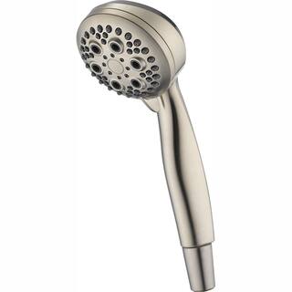 Delta 5-Spray Patterns 1.50 GPM 3.4 in. Wall Mount Handheld Shower Head in Stainless 59434-SS15-BG