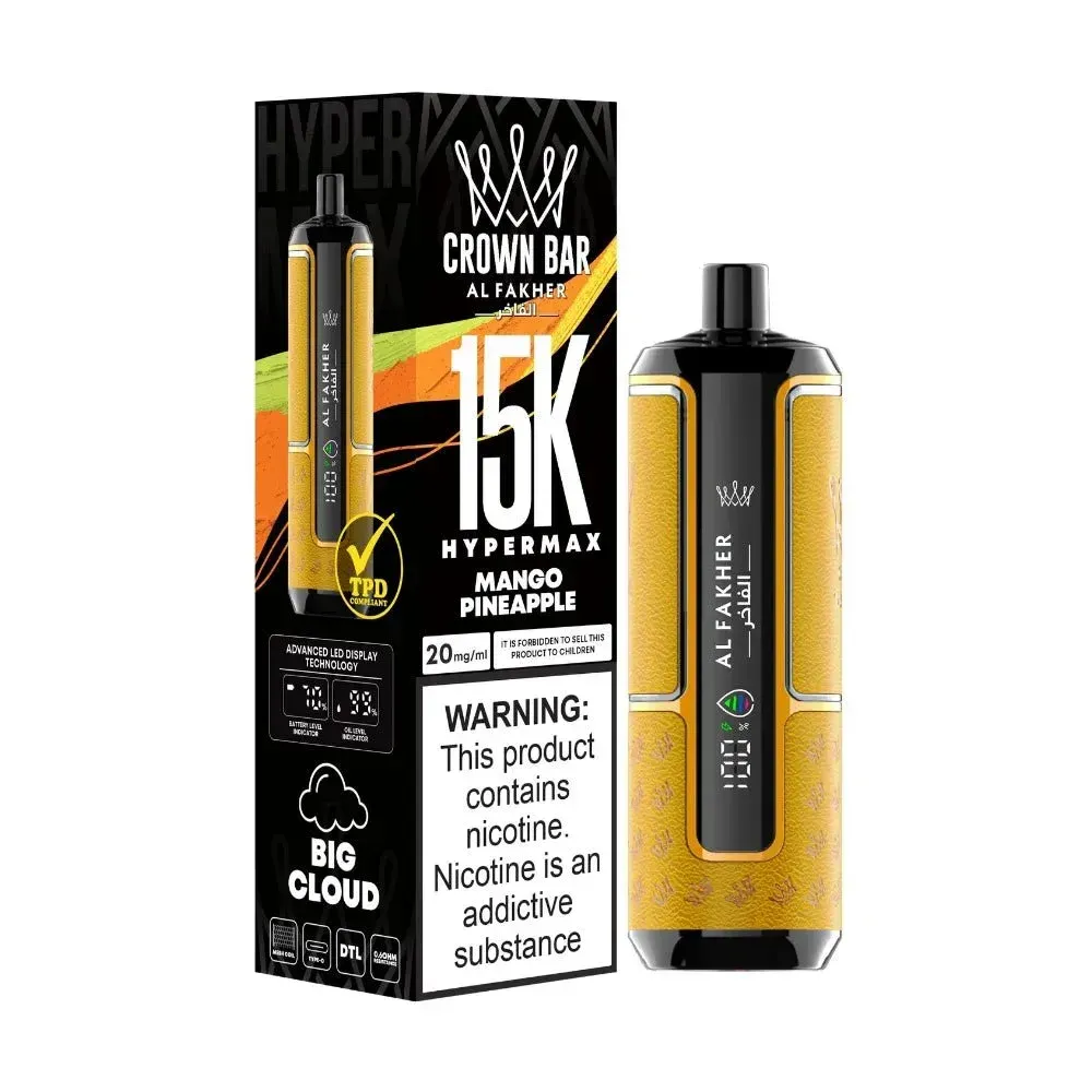 Al Fakher Hypermax 15k Puffs Disposable Vape - Al Fakher Hypermax 15000 Puffs