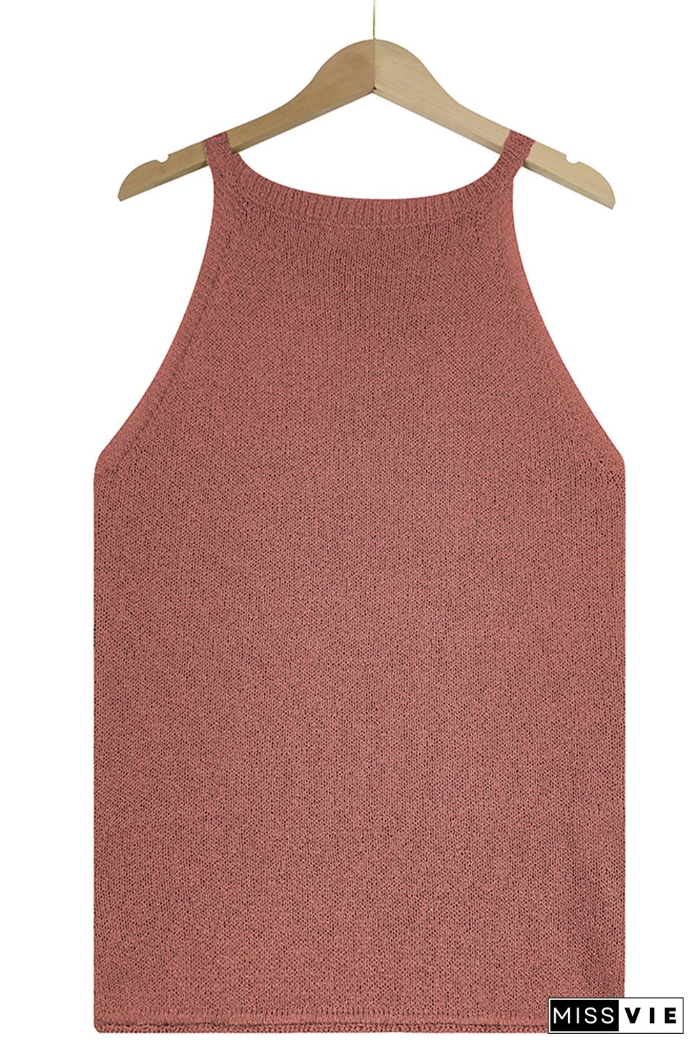 Plain Knit Tank Top