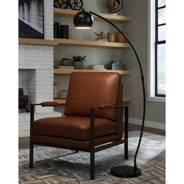 Marinel Floor Lamp Black Signature Design By Ashley