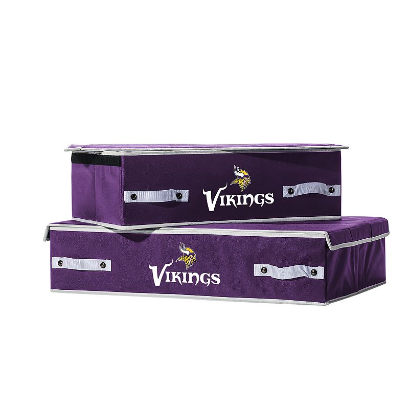 Franklin Sports Minnesota Vikings Large Under-the-Bed Storage Bin