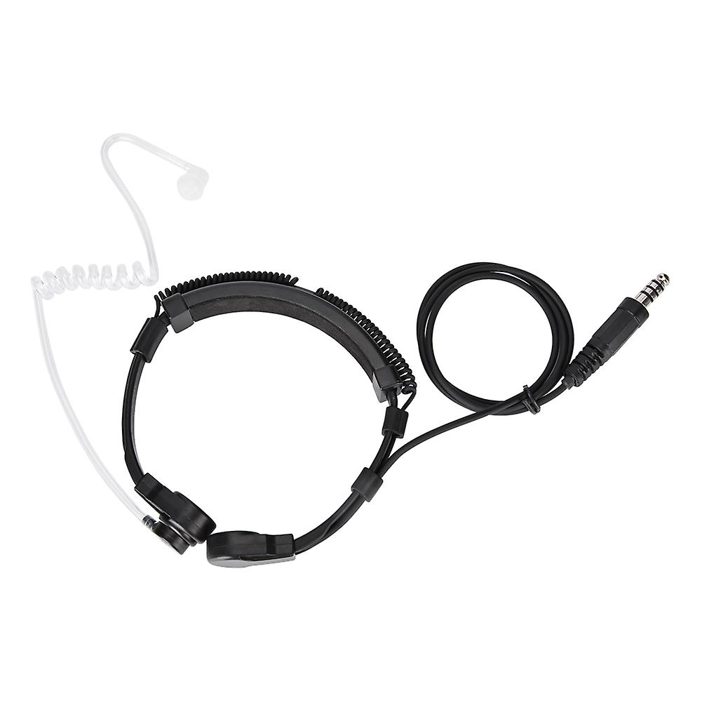 Throat Control Air Tube With U94 Military-grade Tactical Ptt Comfortable Walkie-talkie Headset