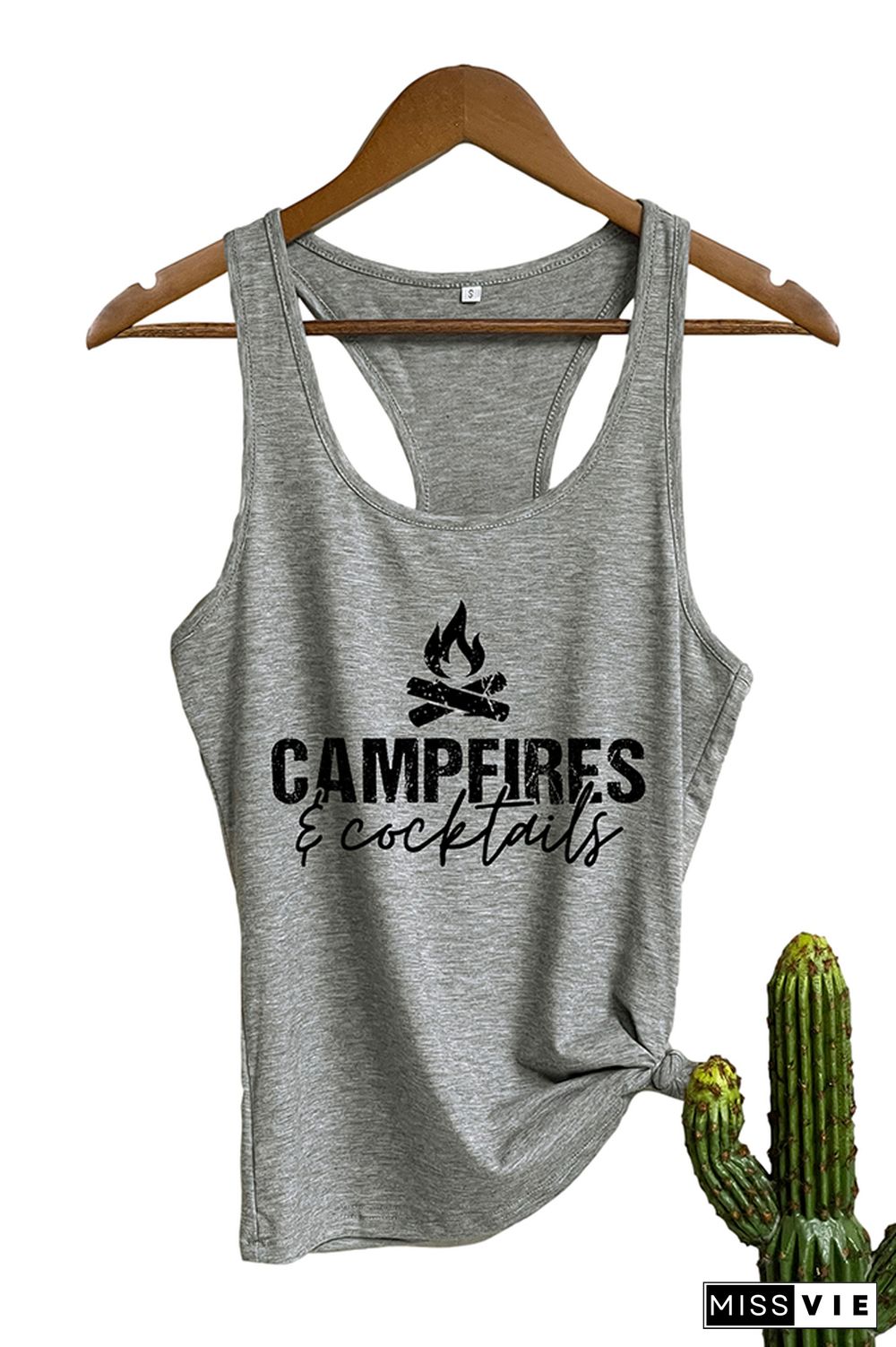 Campfires And Cocktails Tank Top Wholesale