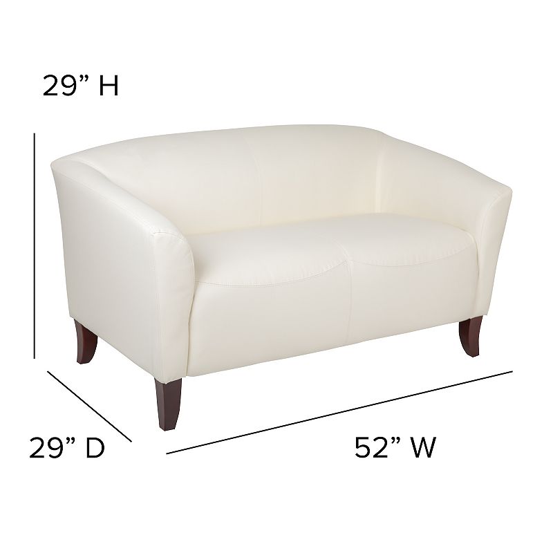 Flash Furniture HERCULES Ivory Color Loveseat