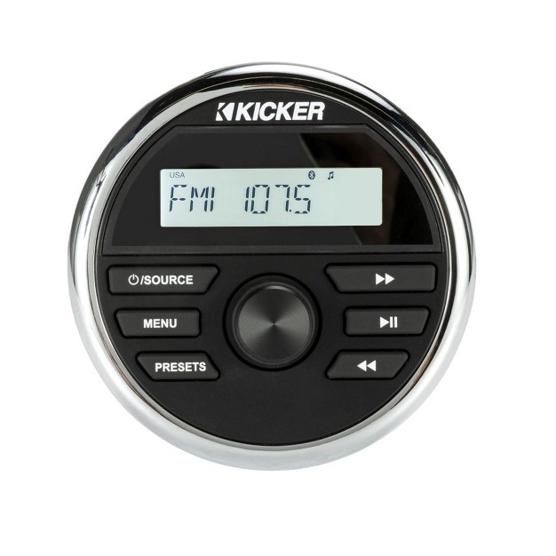 Kicker Kmc2 Waterproof Marine Radio With Mps gen02 16 20 Polaris General Dash Kit