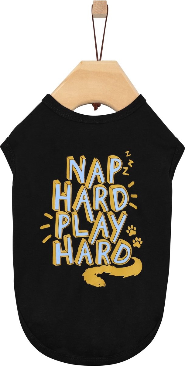 Frisco Nap Hard Play Hard Dog and Cat T-Shirt