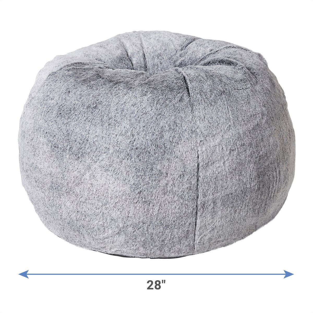 Frisco Plush Pouf Pillow Cat and Dog Bed