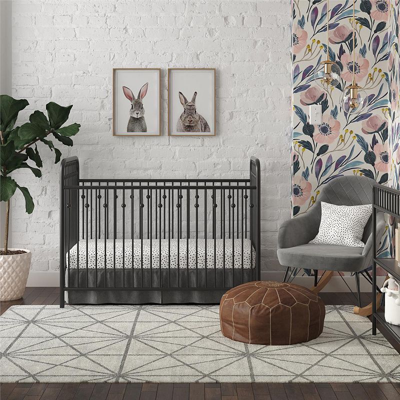 Little Seeds Monarch Hill Ivy Metal Baby Crib