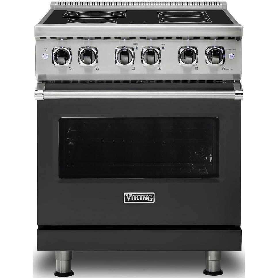 Viking 30-inch Freestanding Electric Range with SoftLit LED Lights VER5301-4BCS