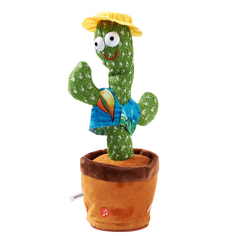 Singing Cactus Plush Toy Talking Toy Dancing Doll Cactus Stuffed Animal Gifts