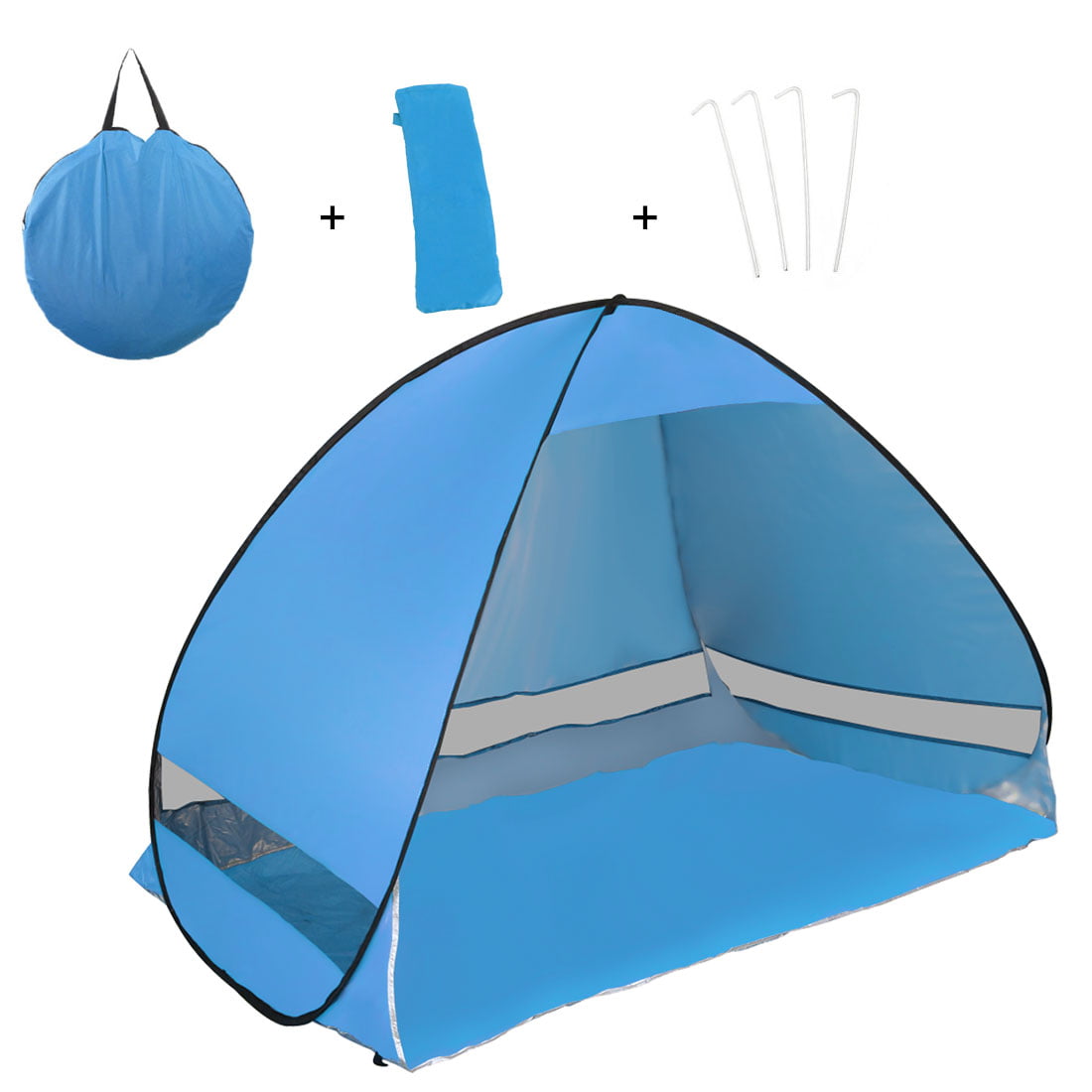 Lightweight Picnic Fishing Beach Shade Tent Sun Shelter Pop up Instant Portable Family Anti UV Cabana