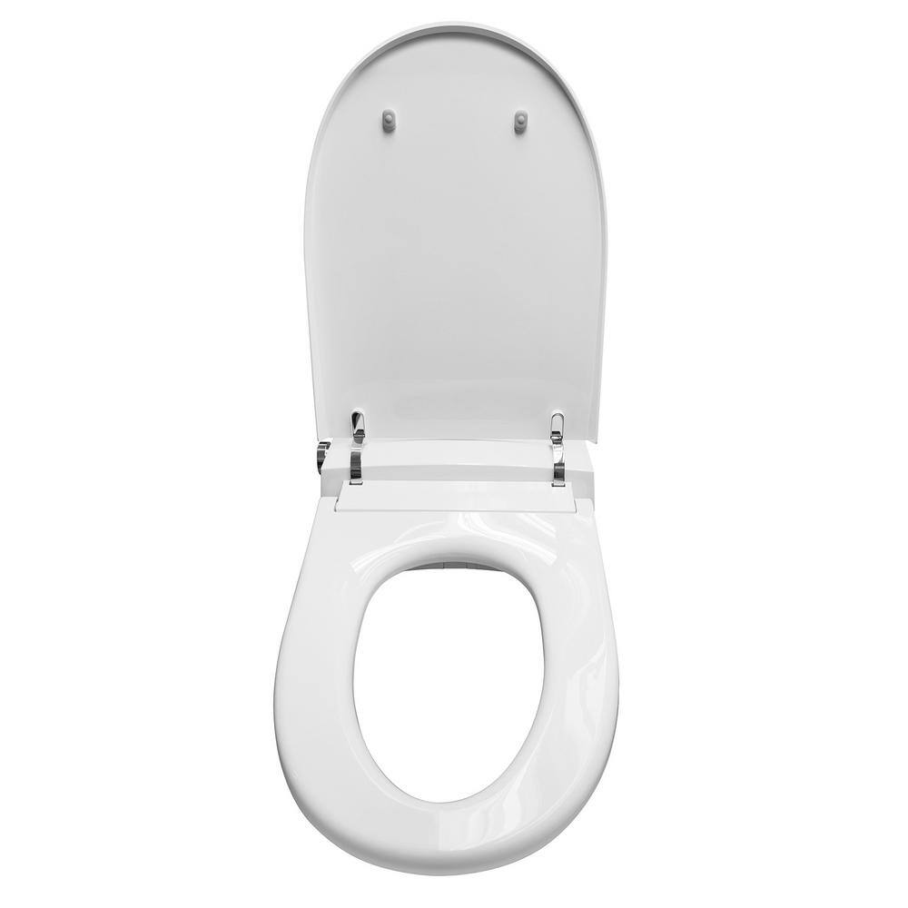 HOROW Electric Smart Bidet Seat for HR-0005 Bidet Toilet in. White with Remote Control Replacement Bidet Seat HR-0005-1