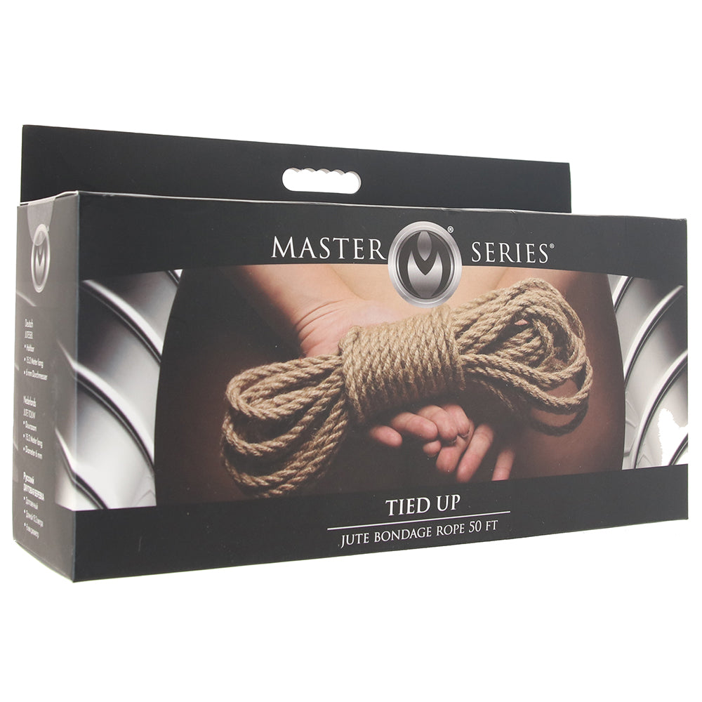 Master Series Tied Up Jute Bondage Rope 50 Foot