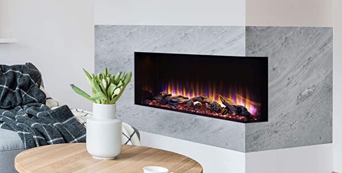 SimpliFire 43-In Scion Trinity Linear Electric Fireplace - SF-SCT43-BK