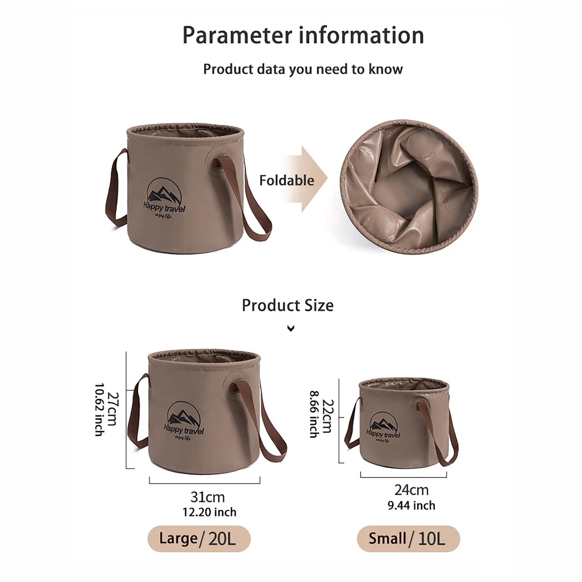 🔥Factory Clearance Sale With 50% Off🔥Travel Folding Bucket Campi