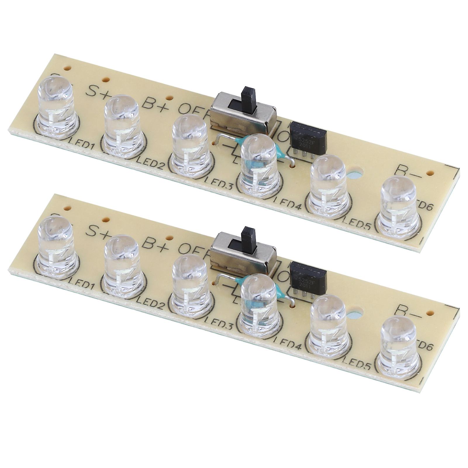 2pcs Solar Lamp Controller Lawn Light Control Module Circuit Board With Switch 1.2v Rf1206