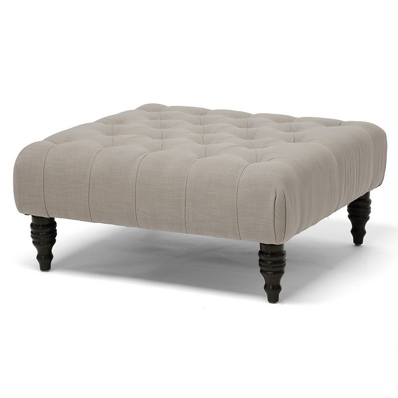 Baxton Studio Keswick Ottoman