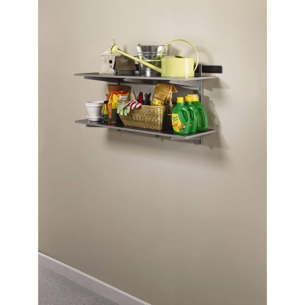 Rubbermaid FastTrack Garage Wire Shelf 48 in. D x 16 in. L FG5E2102SNCKL