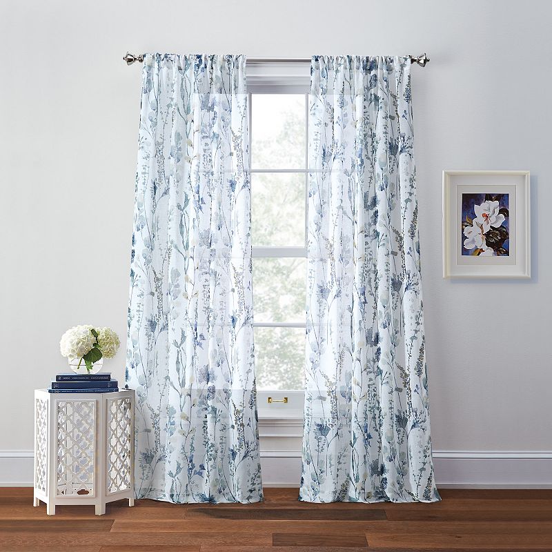 Peri Aphrodite Set Of 2 Window Curtain Panels