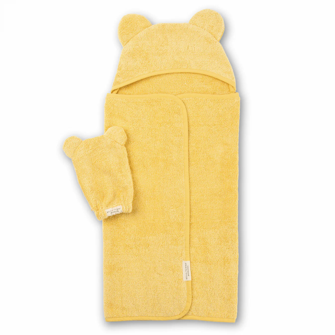 Hooded Towel Wash Mitt Sunshine