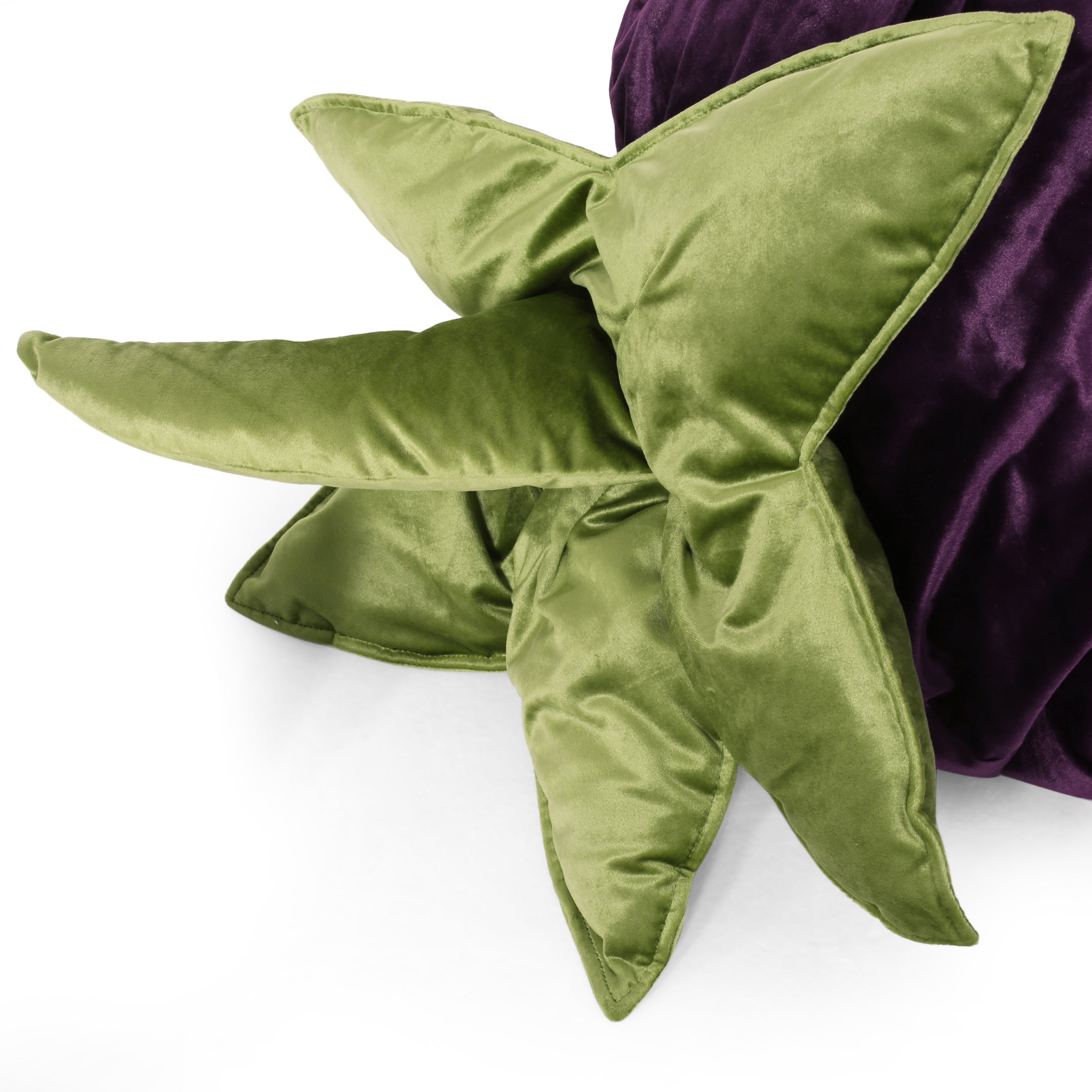 Hudspeth Modern 7.5 Ft. Velvet Eggplant Bean Bag