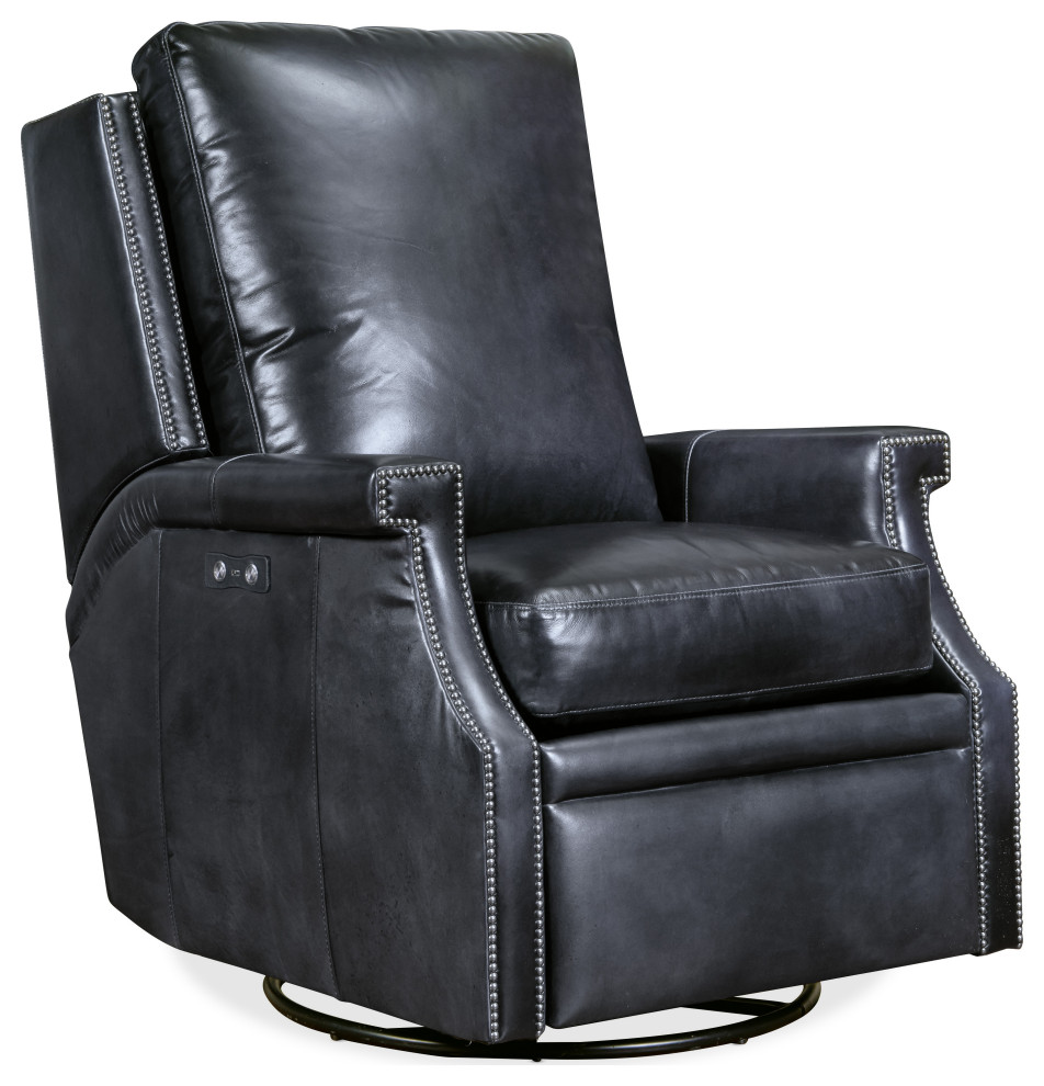 Collin Power Swivel Glider Recliner   Transitional   Gliders   by Hooker Furniture  Houzz