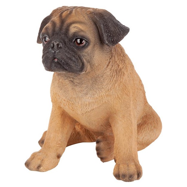 Design Toscano Pug Puppy Partner Collectible Dog Statue