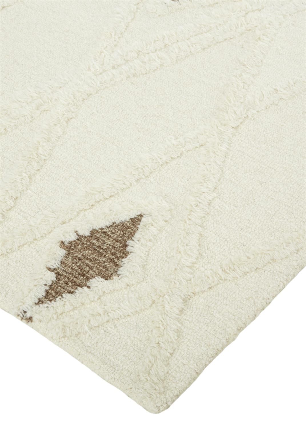 Elika Hand Tufted Ivory and Beige Rug by BD Fine