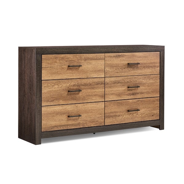 Lawrence Caramel and Licorice 2-piece Bedroom Set with Dresser - - 34936293