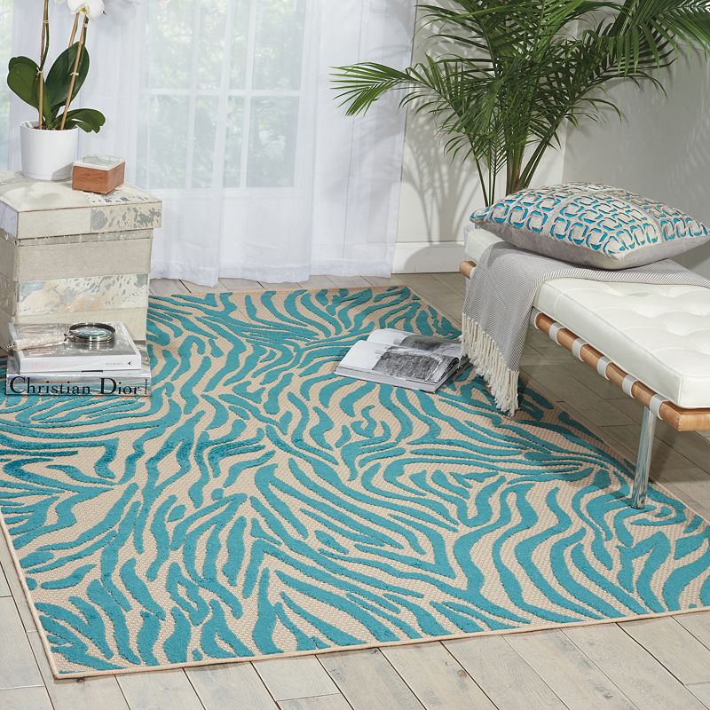 Nourison Aloha Animal Print Indoor Outdoor Area Rug - 9'3'' x 12'9''